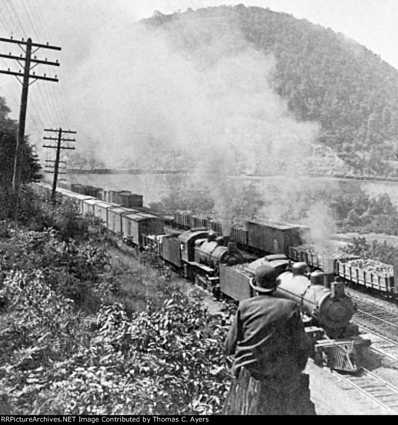 PRR Horseshoe Curve, c. 1915